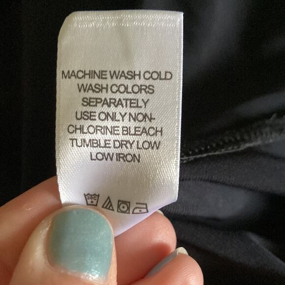 Woman Within Black Stretch Pullover Maxi Dress, Size 1X - Picture 8 of 8